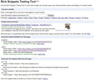 rich-snippet Etre sur Google+ est ce vraiment utile? rich snippet 300x260
