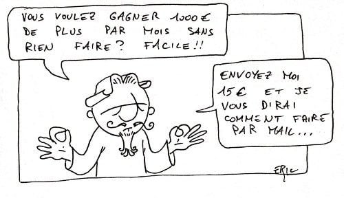 Gagnez-1000euros Les Arnaques du Web Comment lutter? gourou 1000euros