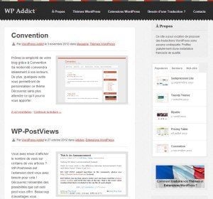 WPaddict WordPress, les meilleurs sites Francophones WPaddict 300x280