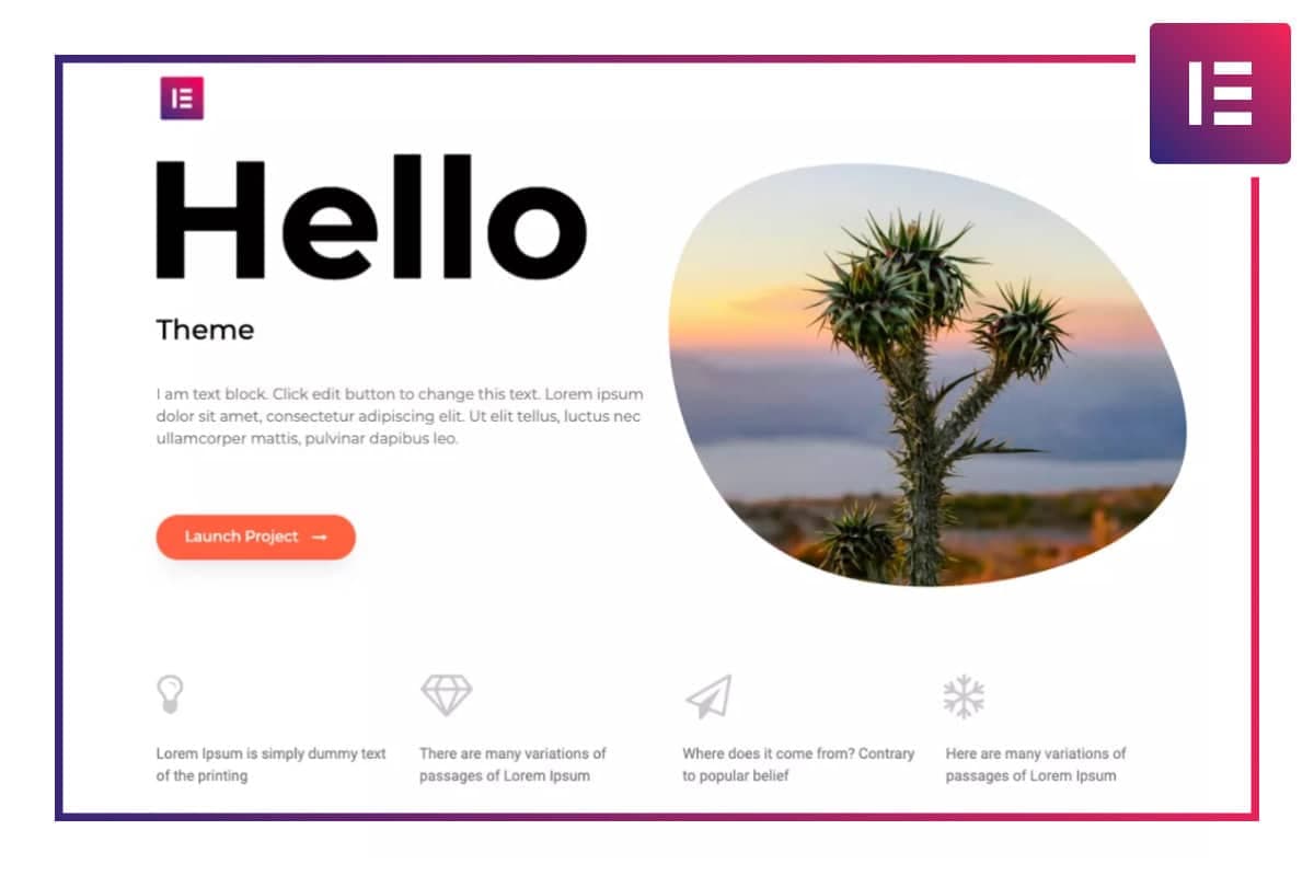 Theme Hello Elementor