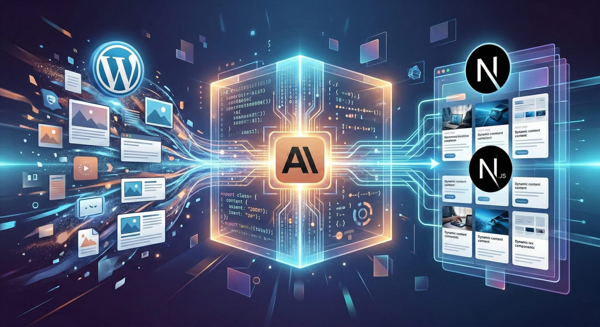 Architecture WordPress headless avec Next.js pilotée par l'IA