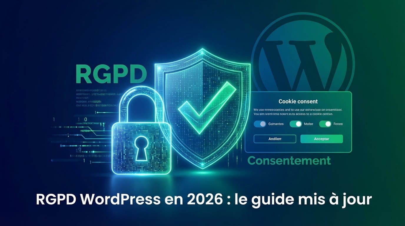 RGPD WordPress en 2026 : le guide mis à jour (cookies, consentement, Consent Mode v2)