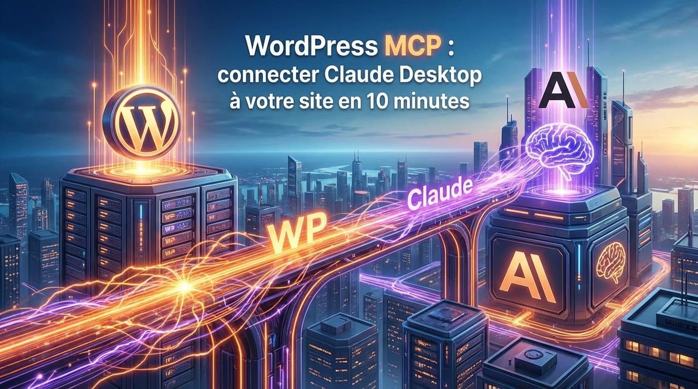WordPress MCP : connecter Claude Desktop à votre site en 10 minutes