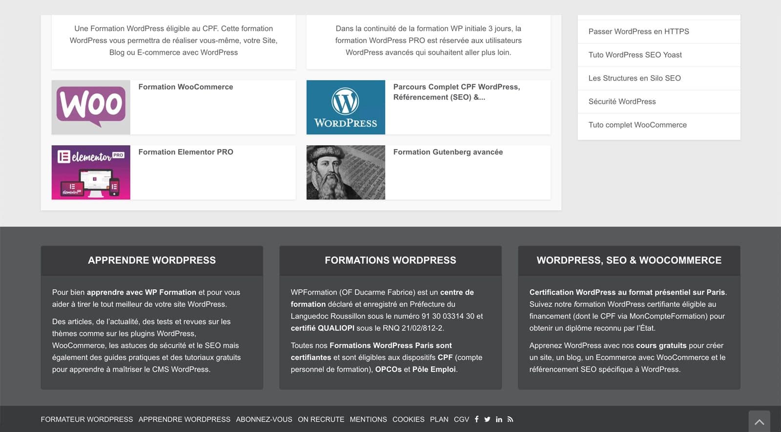 Tout savoir sur le footer WordPress, comment personnaliser son pied de page