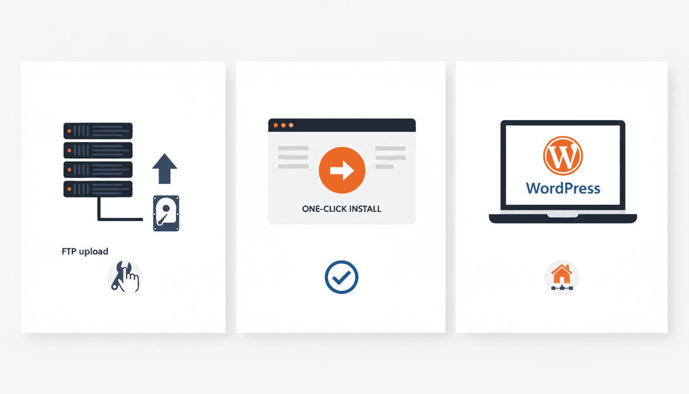 Les 3 méthodes pour installer WordPress : FTP manuel, auto-installeur hébergeur et installation locale