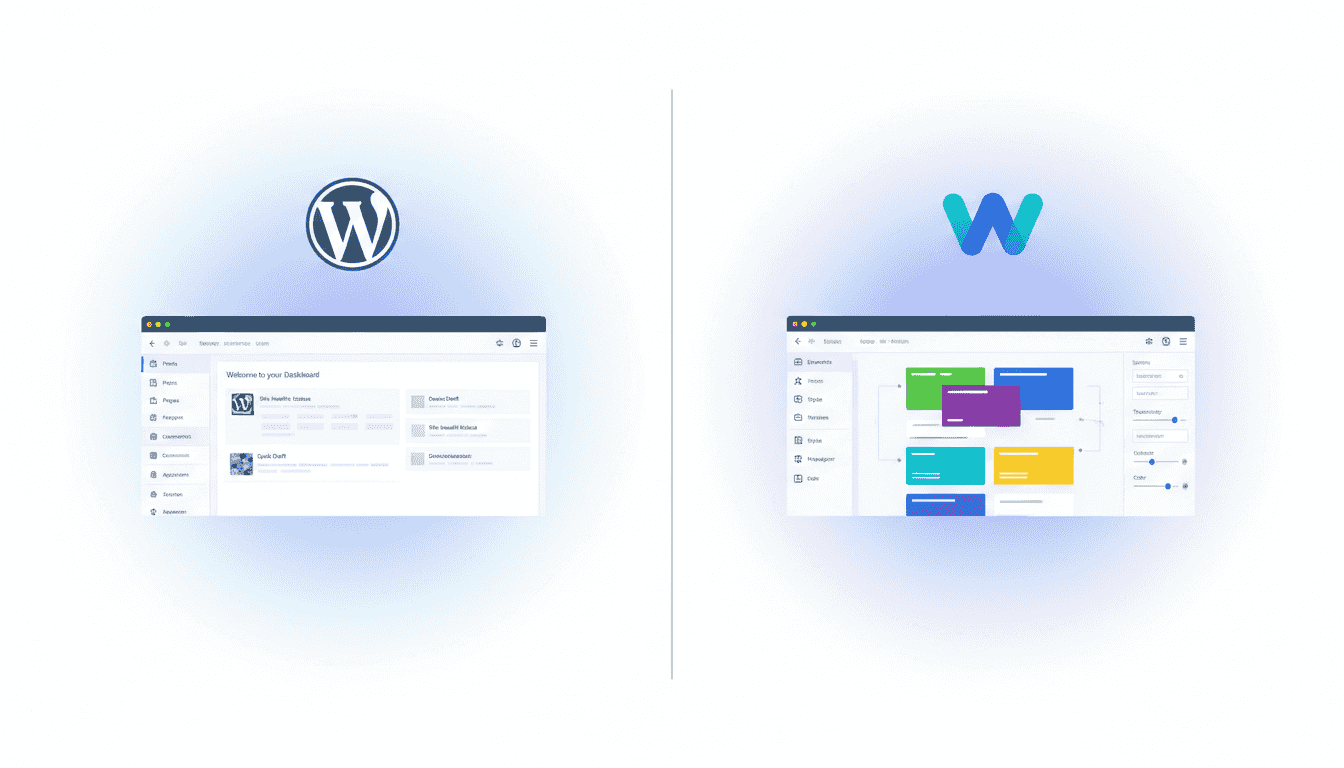 Comparaison WordPress vs Webflow : deux plateformes, deux philosophies