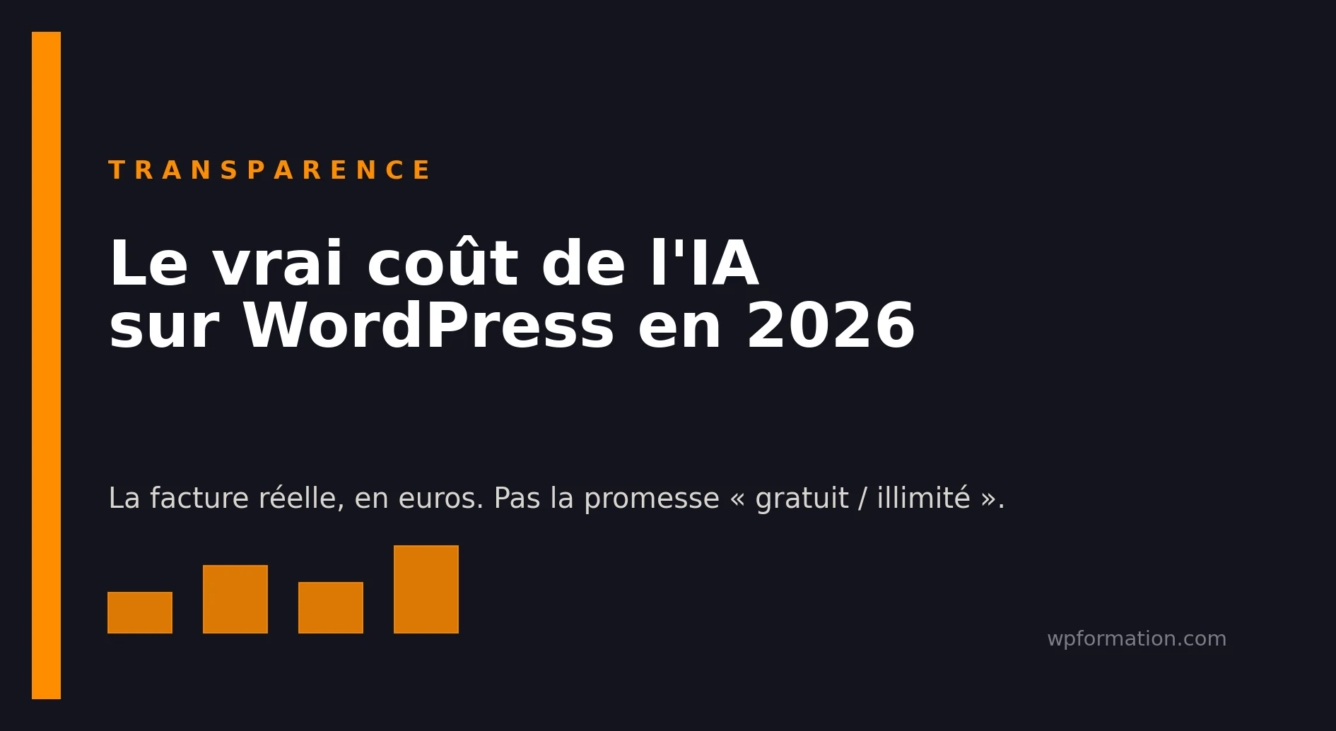 Le vrai coût de l'IA sur WordPress en 2026