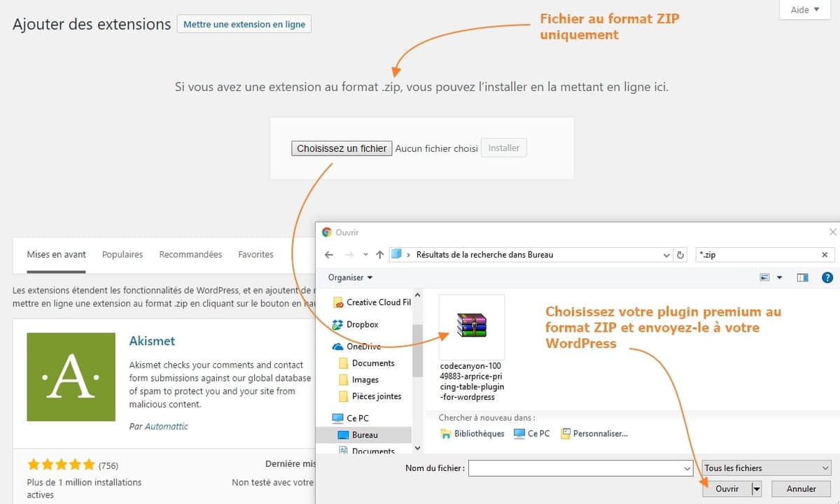 selectionner plugin WordPress payant comment installer un plugin WordPress