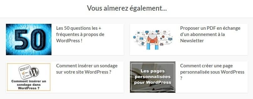 image mise en avant dans les articles en rapport