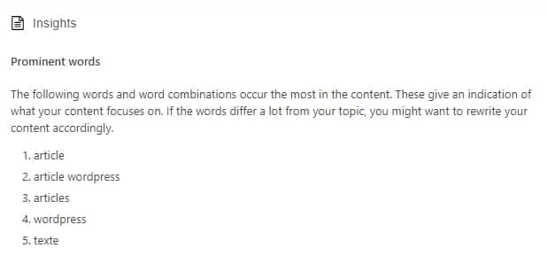 insights Yoast SEO Premium
