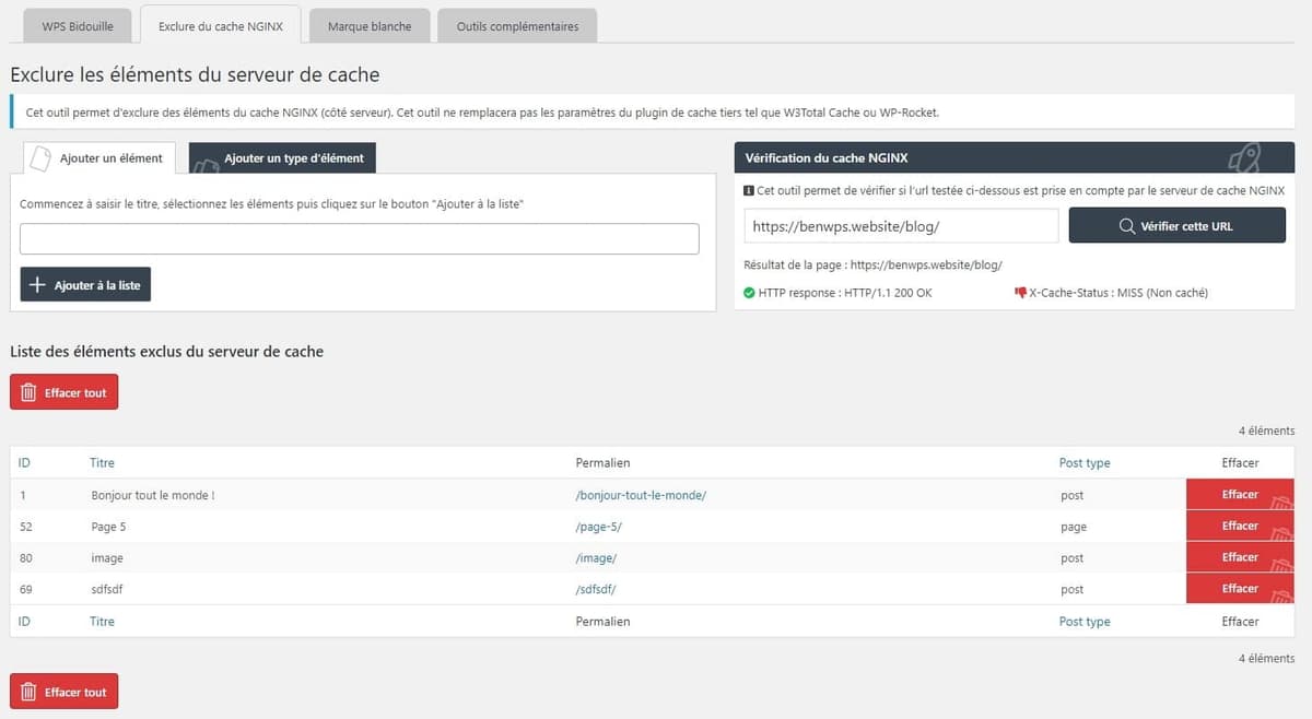 cache NGINX WPS Bidouille