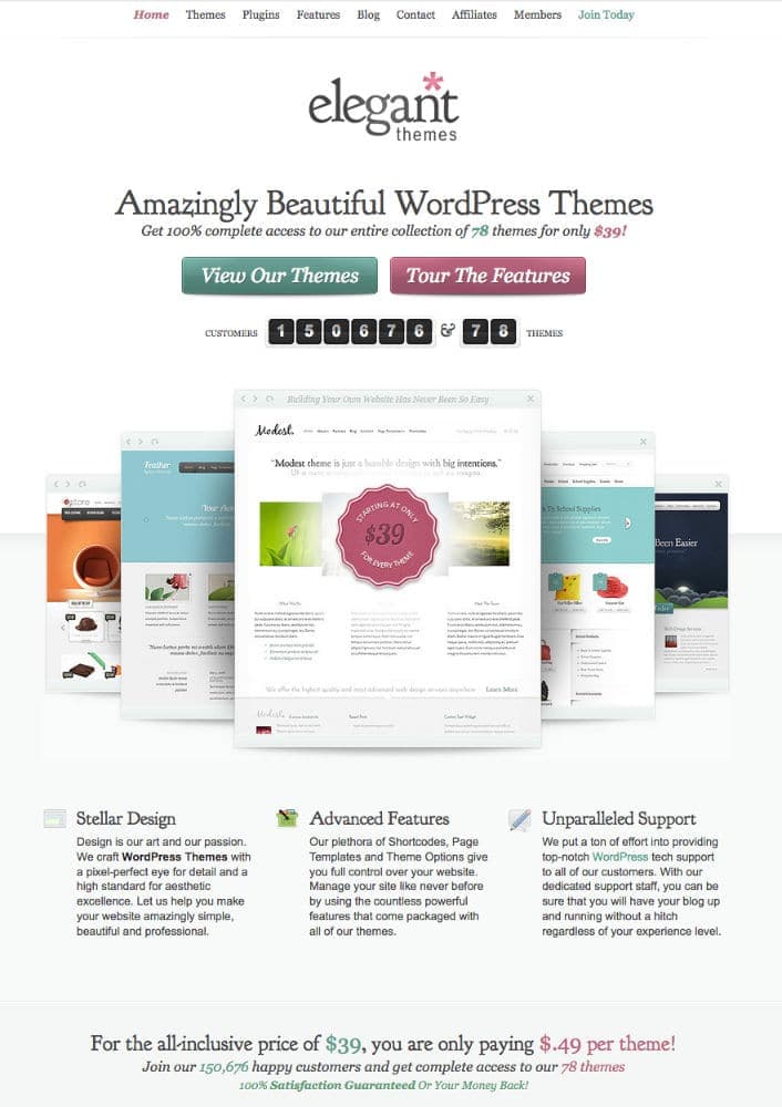 La version du site de ET à la fin 2012