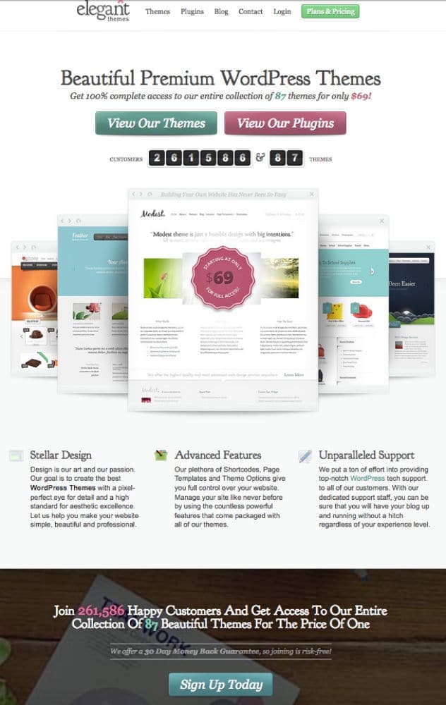 La version du site de ET à la fin 2014