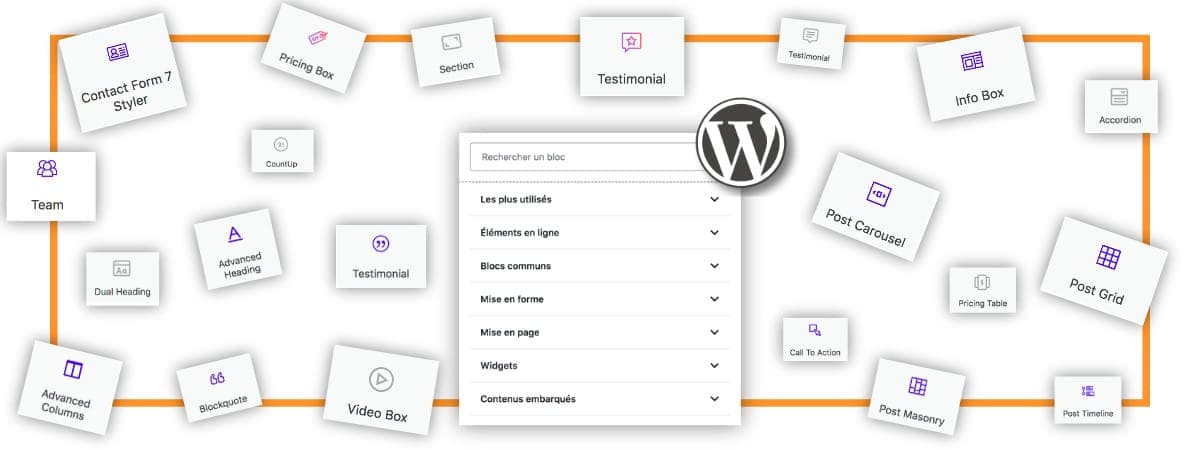133 nouveaux blocs pour Gutenberg