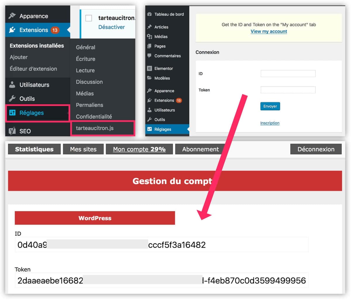 01 obtenir identifiants
