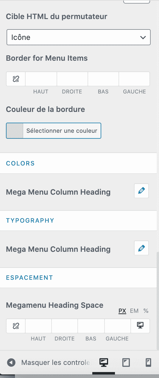astra wpformation megamenu