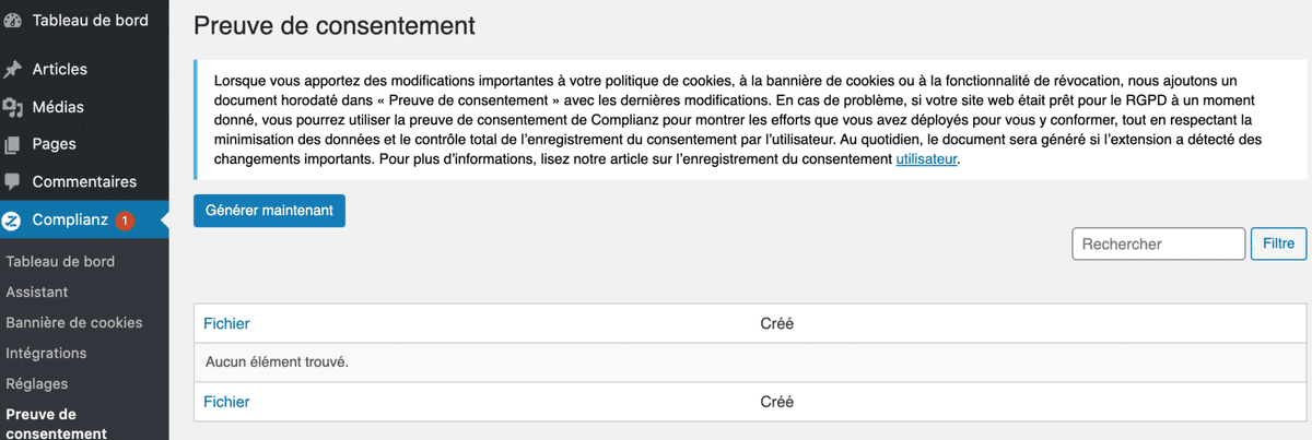 Preuve De Consentement