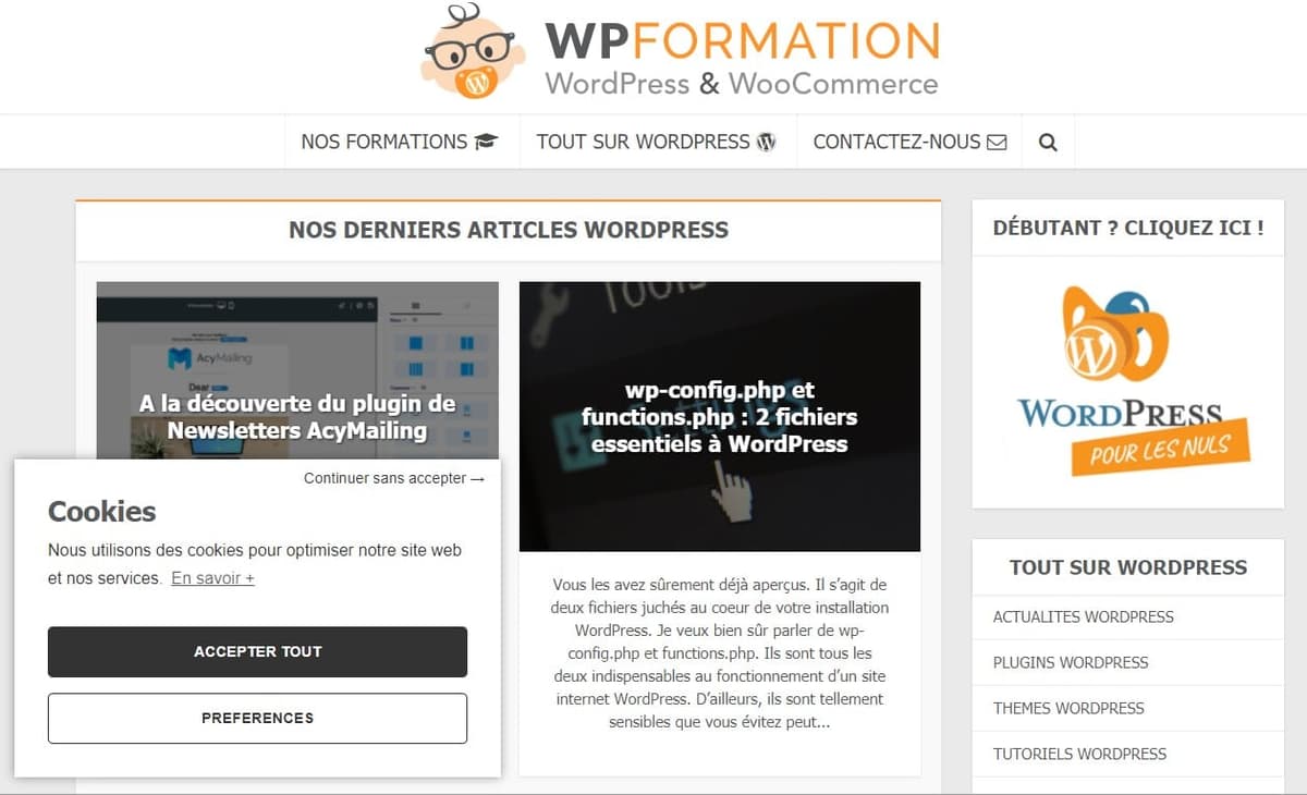 cookies notice complianz wpformation