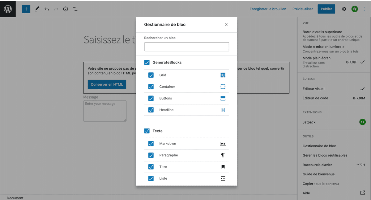 6 gestionnaire de blocs