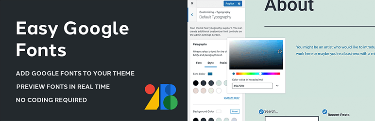 Easy Google Fonts - plugin WordPress abandonné depuis 5 ans avec 100 000 installations actives