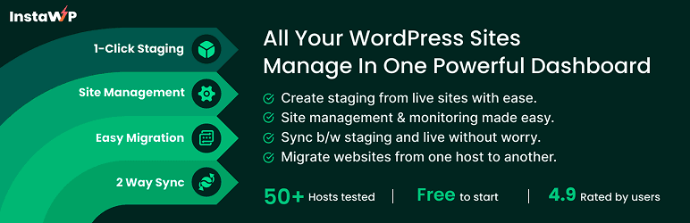 InstaWP Connect - plugin WordPress pour staging et migration en un clic