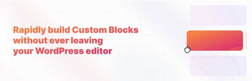 Lazy Blocks bannière plugin Custom Block Builder WordPress