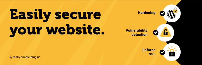 Really Simple Security plugin WordPress bannière officielle