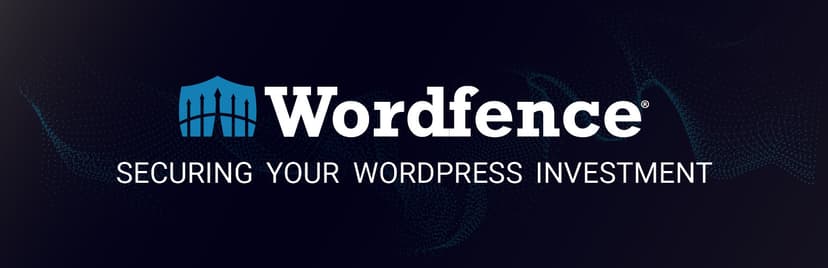Wordfence Security plugin WordPress bannière officielle