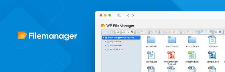 File Manager - gestionnaire de fichiers WordPress depuis le tableau de bord