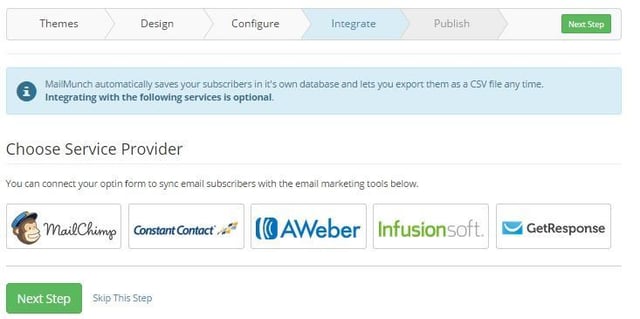 attacher votre formulaire à votre auto répondeur