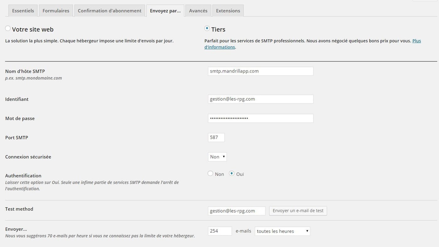 plugin wordpress en français