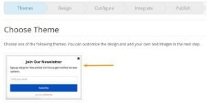 choisir le thème de son formulaire d'inscription