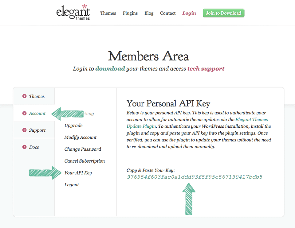 mettre à jour son thème elegantthemes