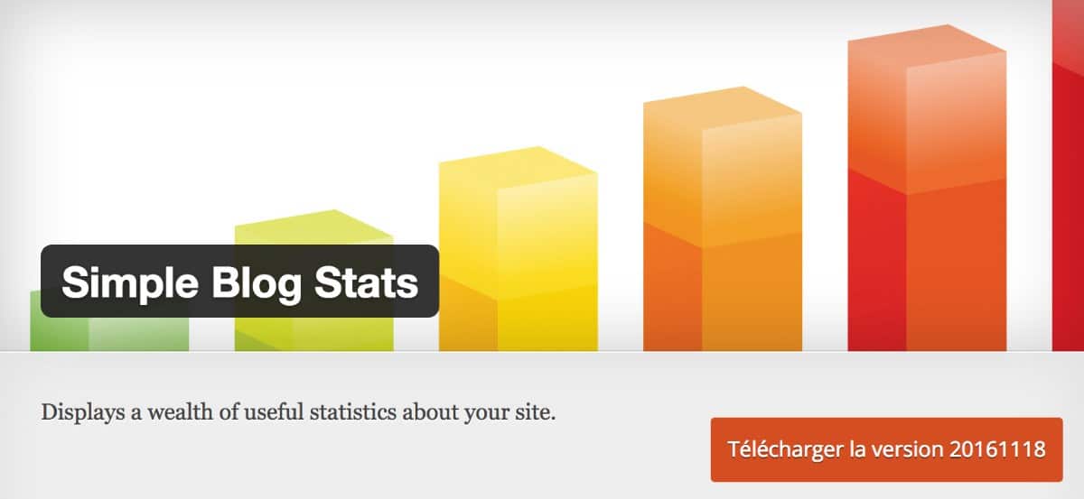 Plugin WordPress - Simple Blog Stats