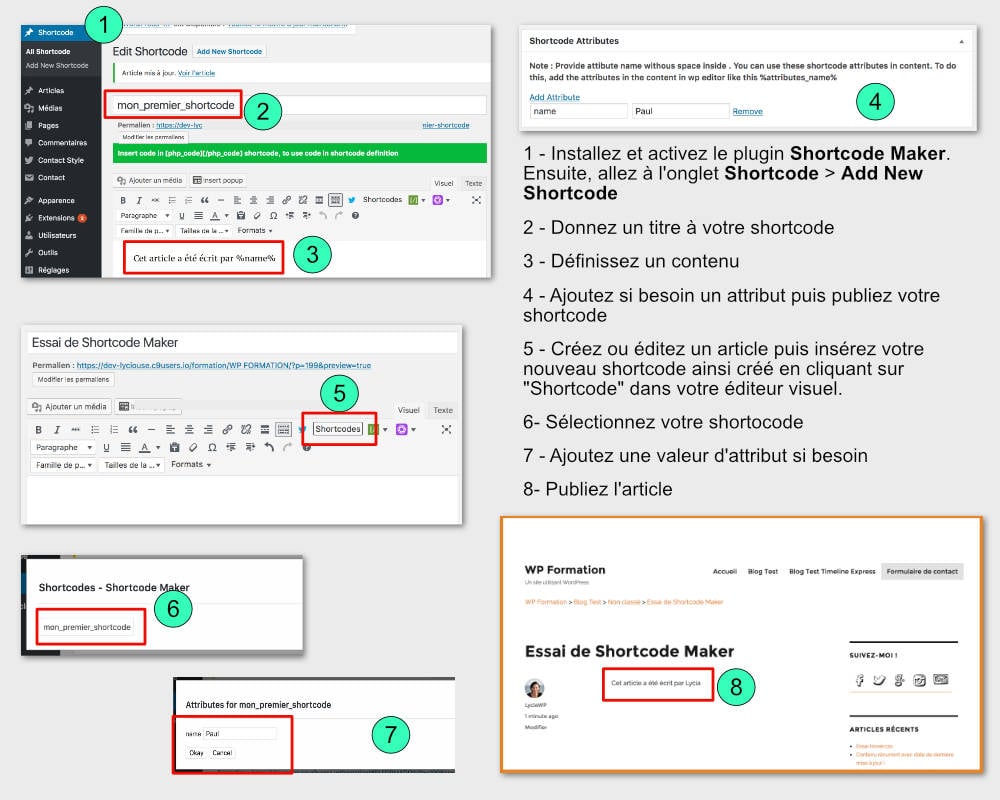 Shortcode Maker Test