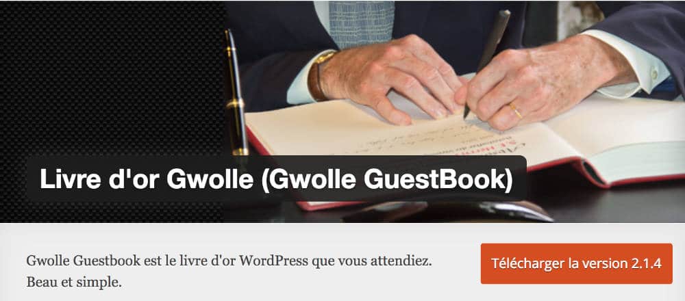 Livre d'or - WordPress plugin