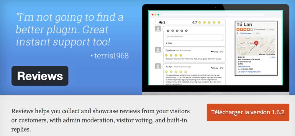 Reviews - plugin WordPress