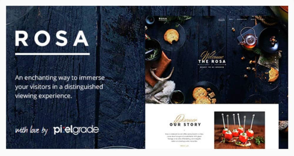 Rosa - WordPress Theme pour Restaurant