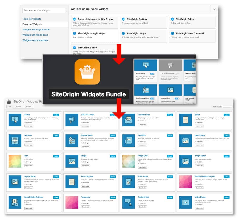 Site Origin - widgets bundle