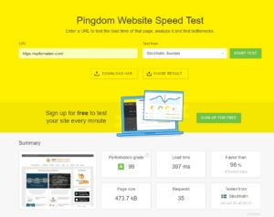 pingdom tools test