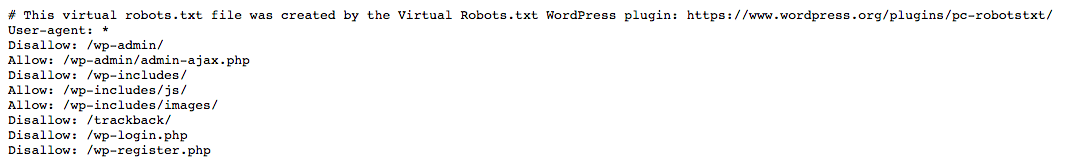 fichier virtuel géré par le plugin Virtual Robots