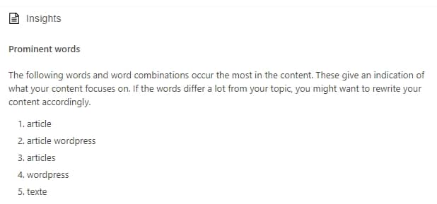 insights Yoast SEO Premium