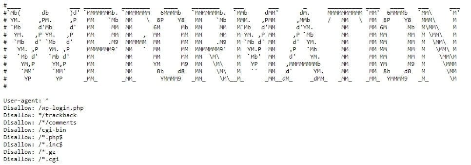 robots txt pour WordPress