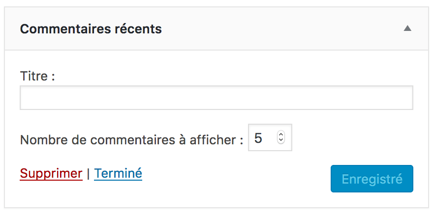 5 - widget commentaires