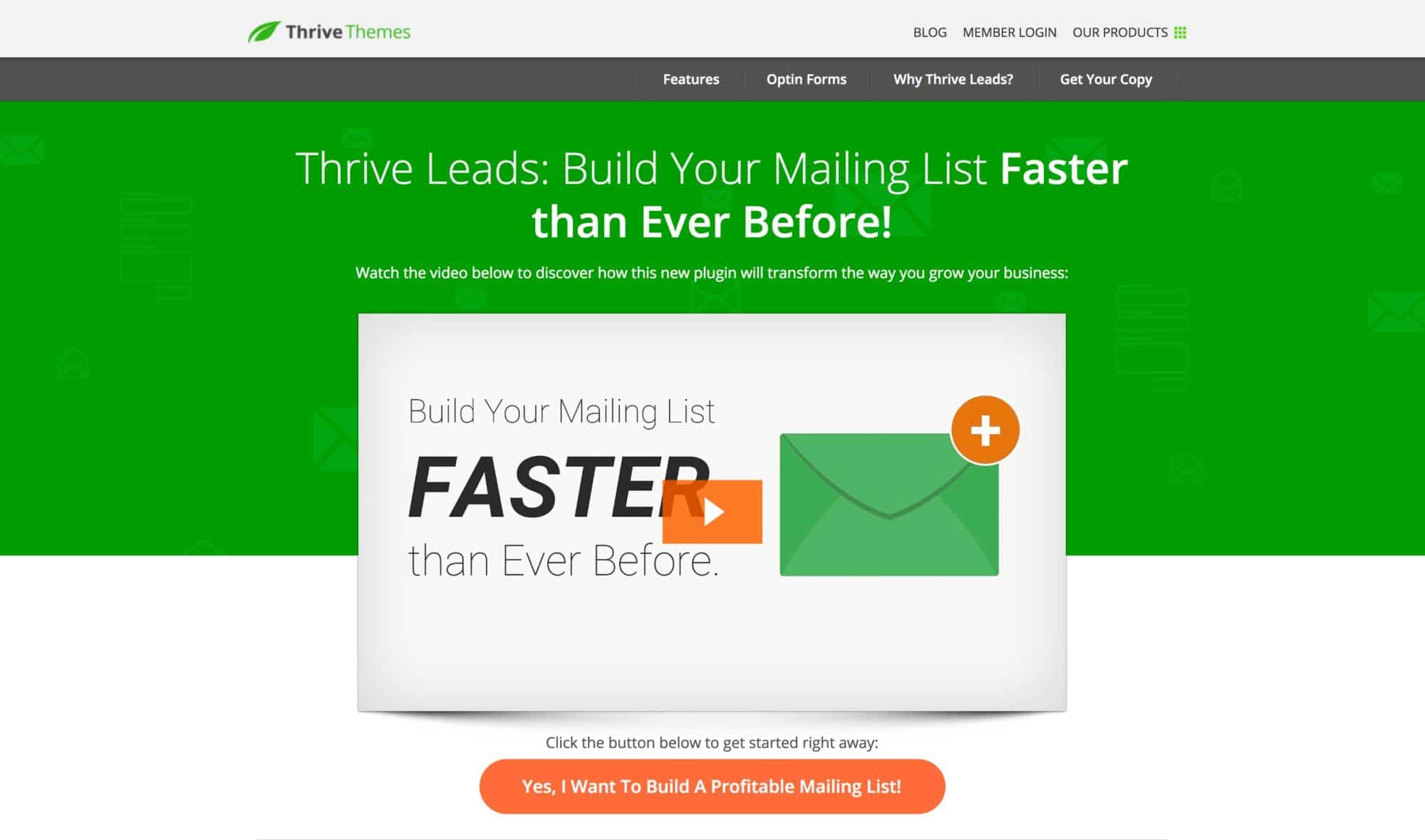 10 outils pour faciliter WordPress - Thrive Leads