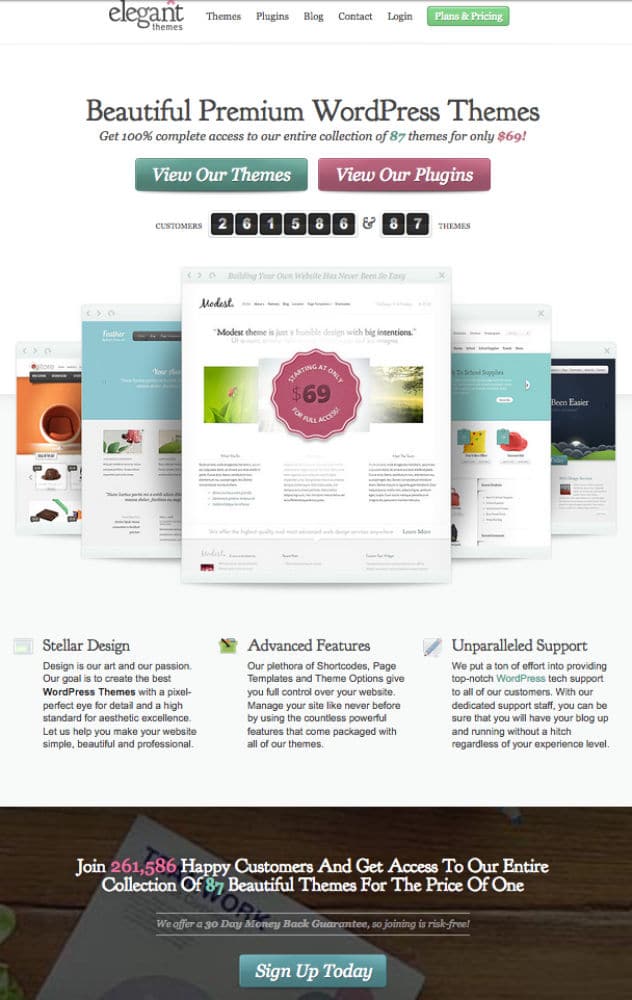 La version du site de ET à la fin 2014