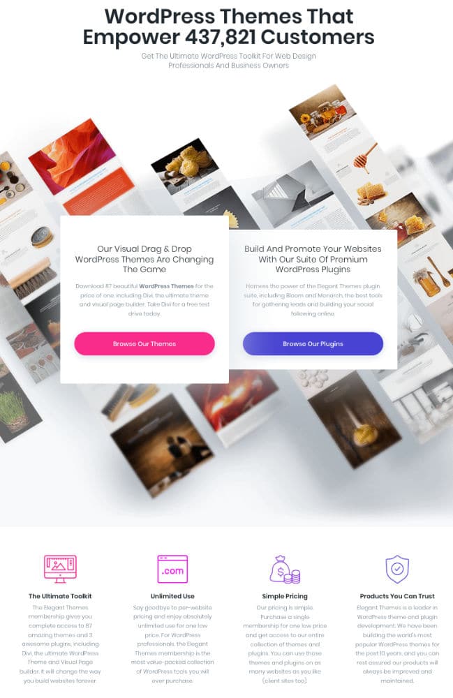 La version du site de ET à la fin 2017