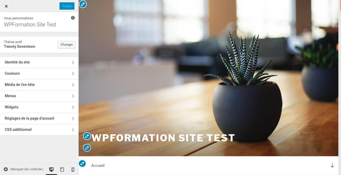 Migrer Joomla vers WordPress - Outil de personnalisation de theme WP