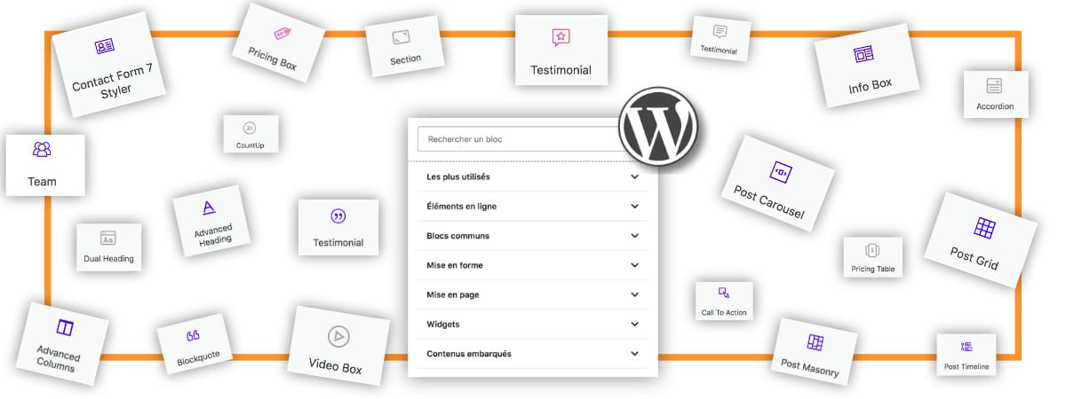 133 nouveaux blocs pour Gutenberg