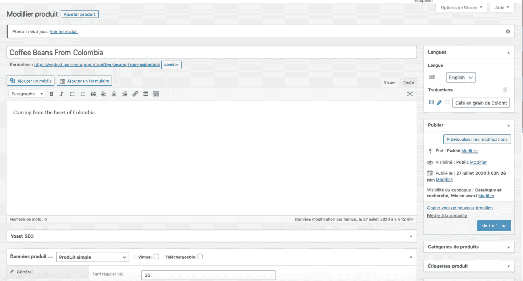 Polylang for Woocommerce